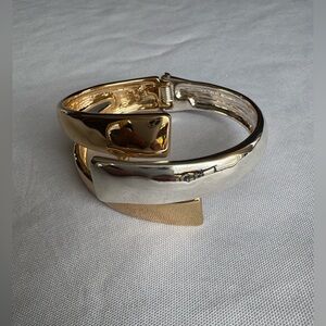 Gold and Silver Hinge Bracelet